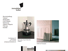 Tablet Screenshot of immobilienkultur.ch